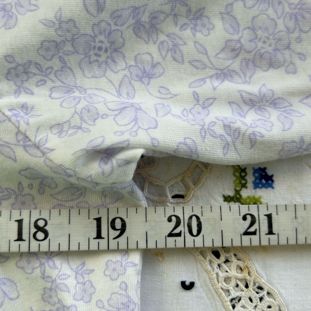 Miss Elaine Classics Nightgown Womens Small Floral Print Lace Accent Midi NWT - Picture 8 of 12